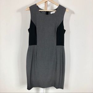 Calvin Klein black and grey shift dress
